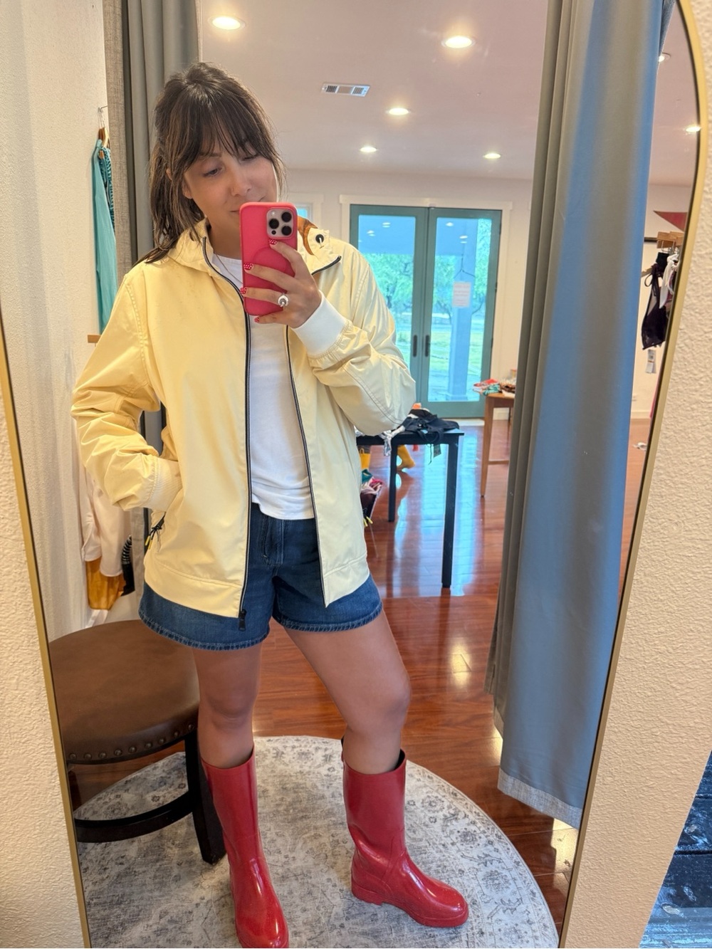 Scotch & Soda Yellow Rain Jacket